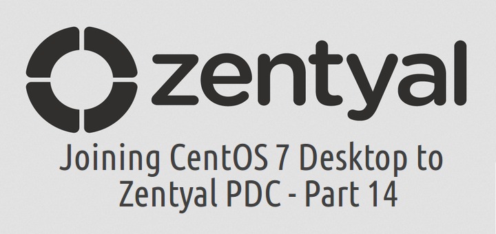 Add CentOS 7 to Zentyal PDC
