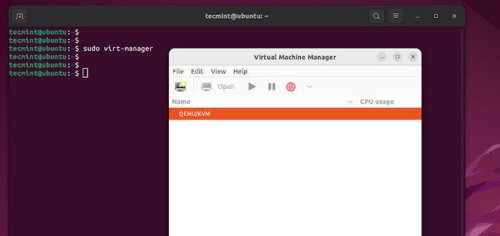 Install Qemu/KVM in Ubuntu