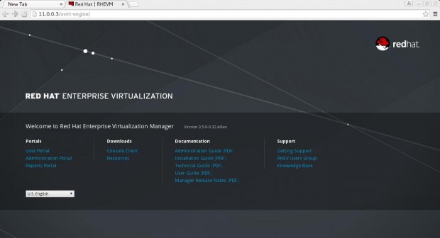 RedHat Enterprise Virtualization Manager