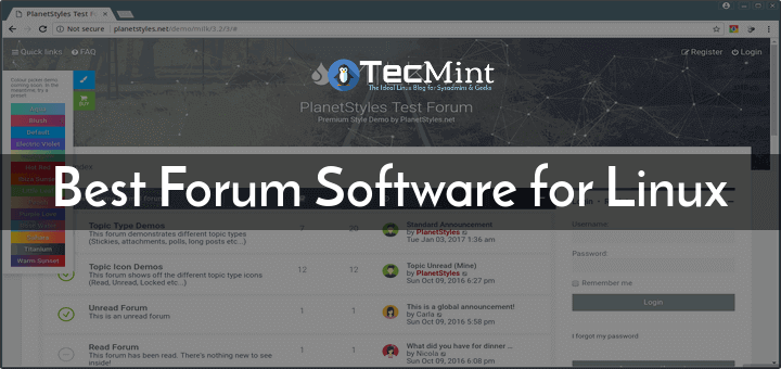 Best Linux Forum Software