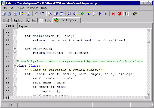 Boa Constructor Python IDE