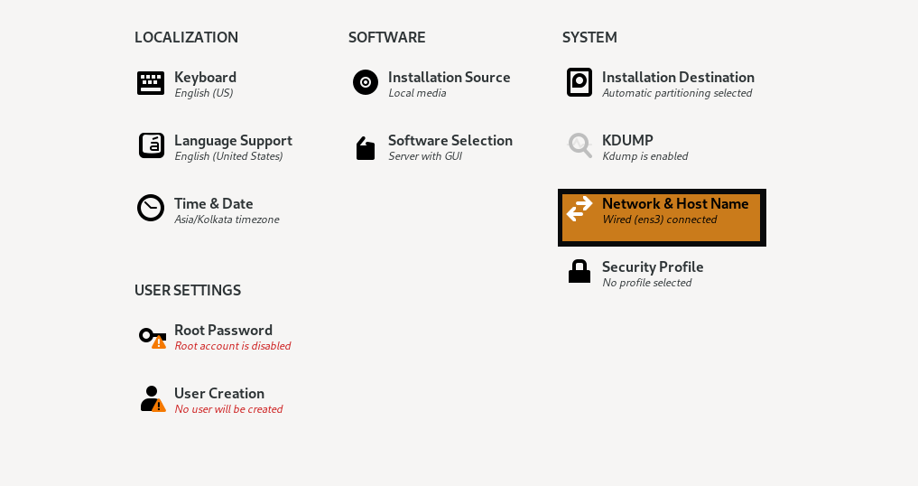 CentOS Stream Network