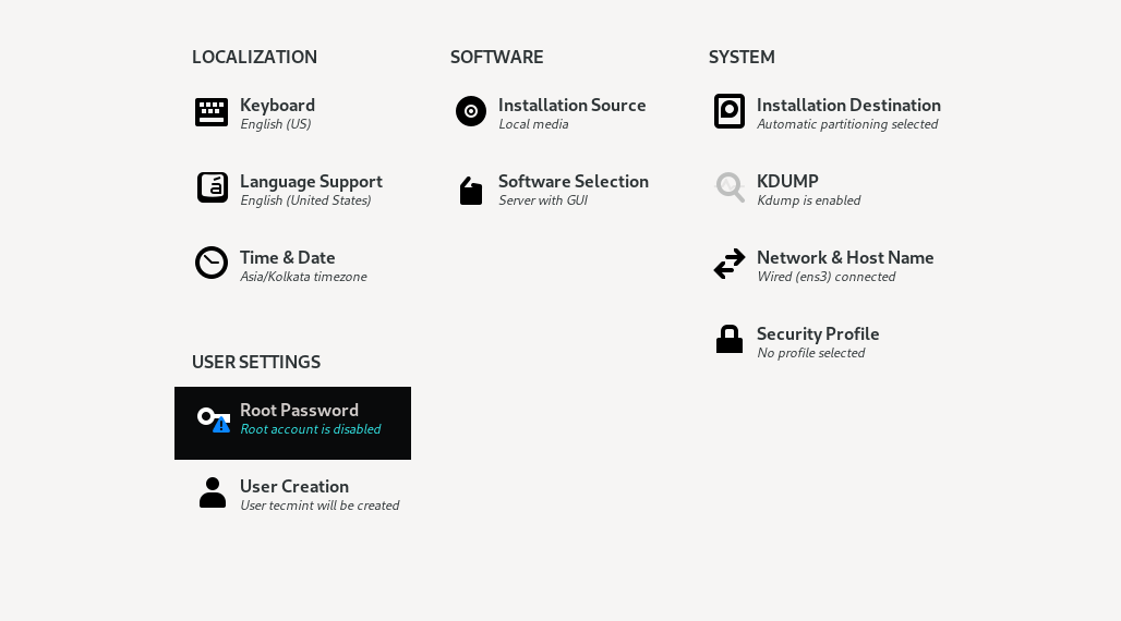 CentOS Stream Root Password