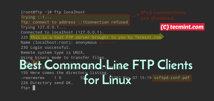 Linux Commandline FTP Clients