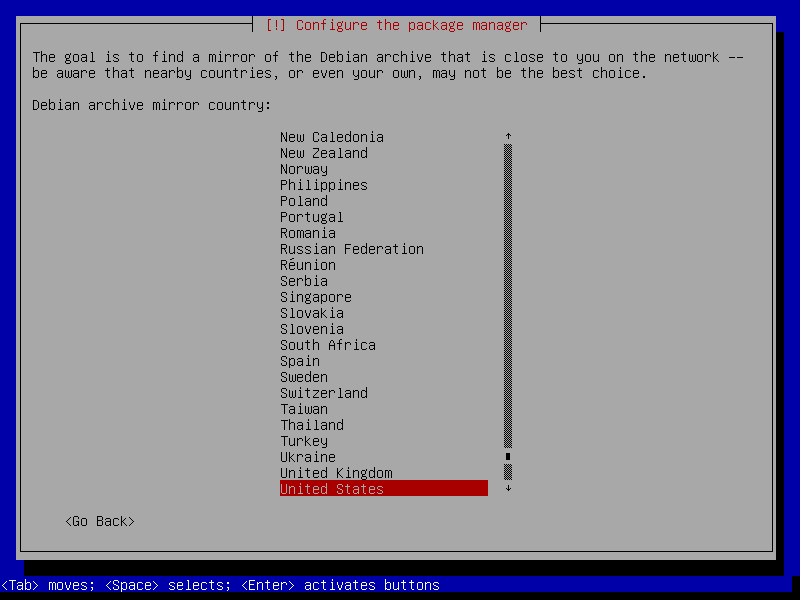 Configure Debian Archive Mirror