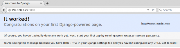 Django HTTP Server