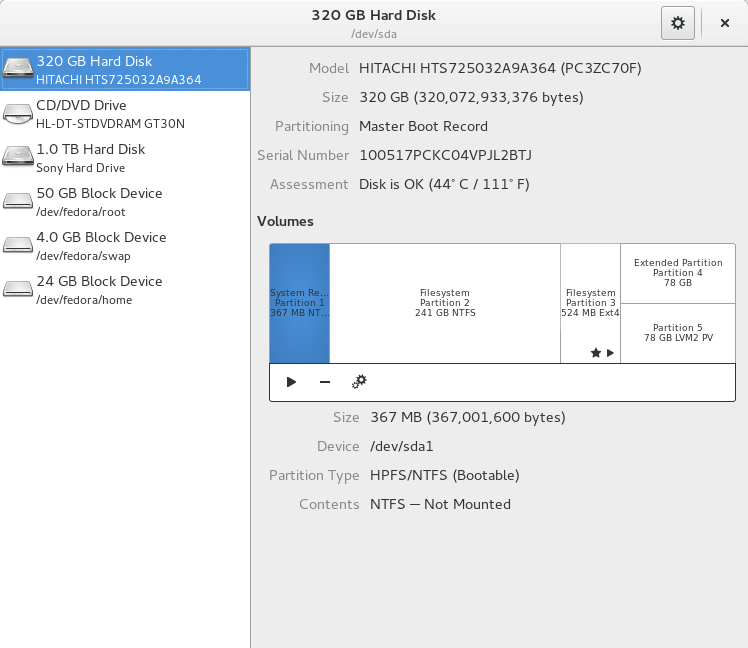 Gnome Disks