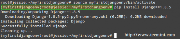 Install Django in Linux