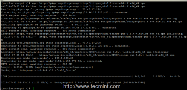 Install Icinga RPM Package