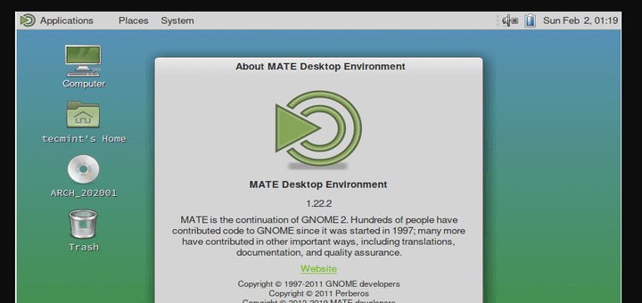 Install Mate Desktop in Arch Linux