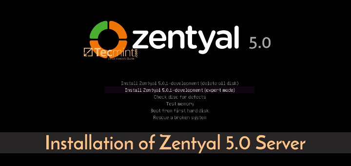 Install Zentyal Server
