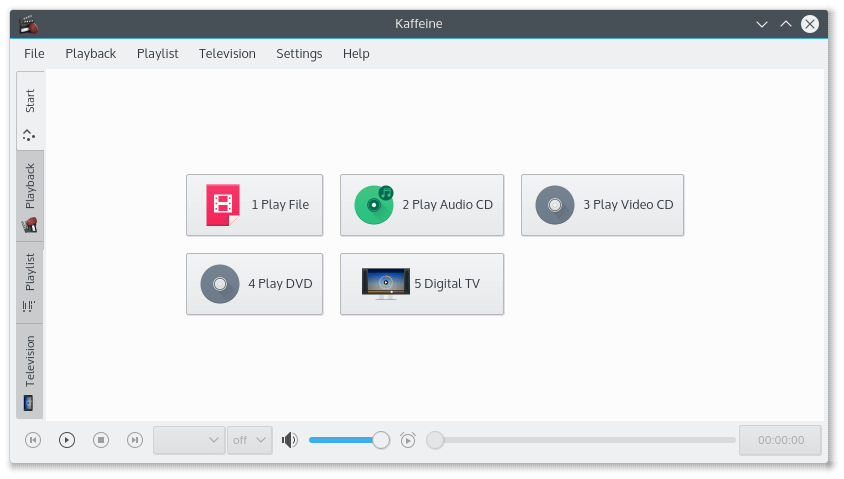 Kaffeine - Media Player for Linux