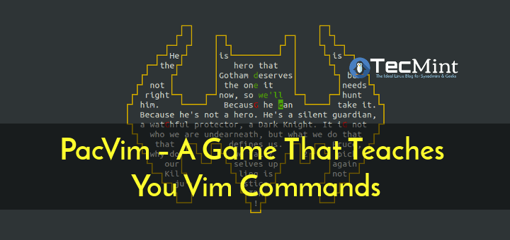 Learn Vim Commands with PacVim Game