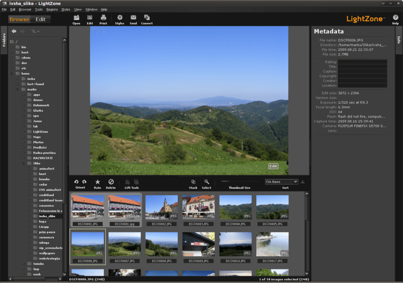 LightZone Image Editor