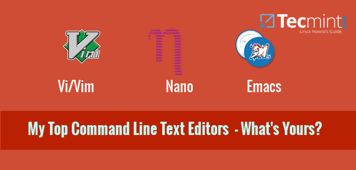 Linux Command Line Text Editors