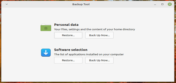 Linux Mint Backup Tool