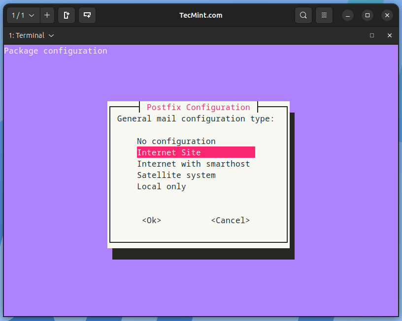 Postfix Configuration