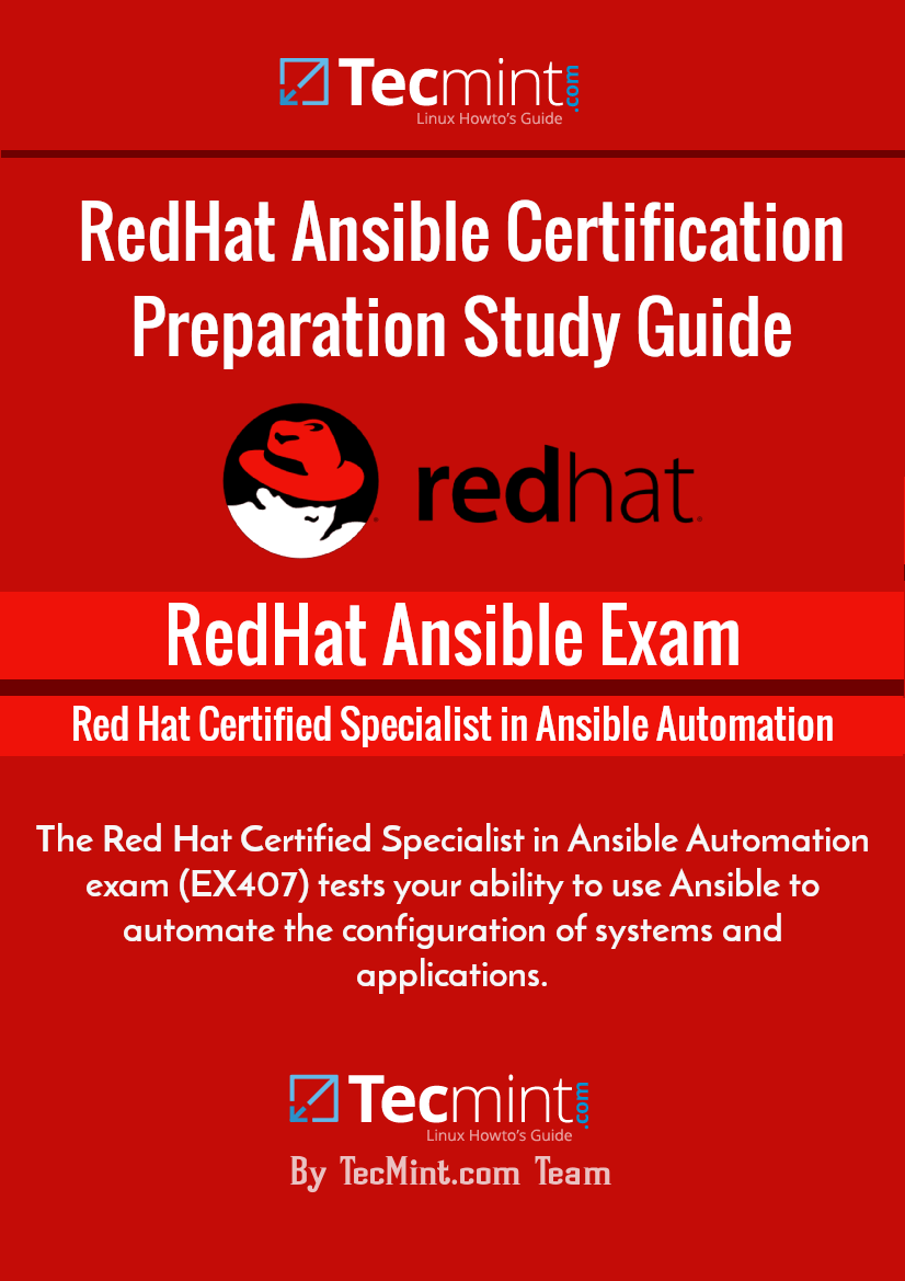 RedHat Certified Specialist in Ansible Automation Study Guide