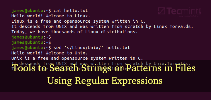 Search Strings in Files Linux