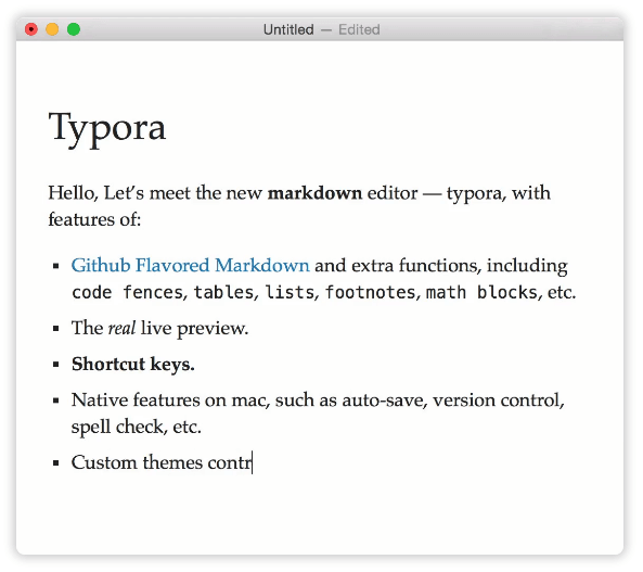 Typora Markdown Editor