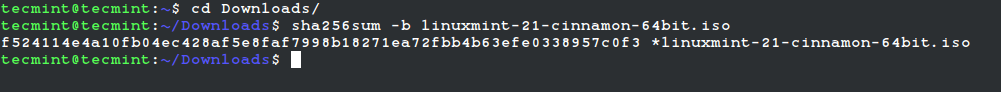 Verify Linux Mint ISO